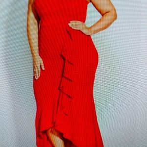 Red dress